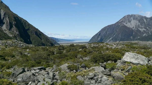 Fascinante Valle Hooker Nueva Zelanda — Foto de Stock