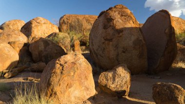 Devils Marbles - öğleden sonra, Avustralya sırasında Red Center büyülü kırmızı kayalar