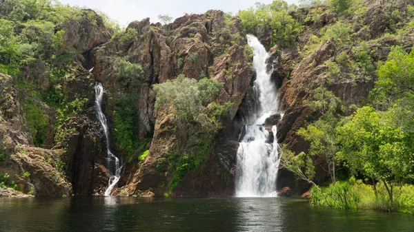 Krásný Vodopád Wangi Litchfield Národní Park Austrálie — Stock fotografie