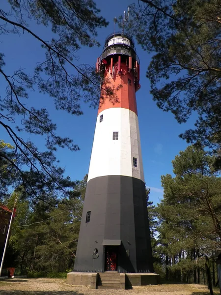 Lighthouse in Stilo, Poland. Travel and Architecture concept.