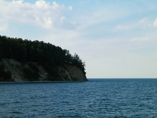 Orlowski Cliff Boven Oostzee Poolse Natuur Kopieer Ruimte Reis Natuurconcept — Stockfoto