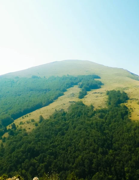 Montañas Del Parque Nacional Galicica Macedonia Naturaleza Balcánica Concepto Exploración — Foto de Stock
