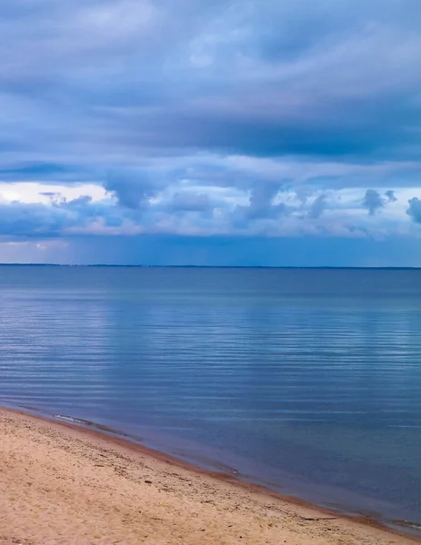 Красивое Балтийское Море Копирование Пространства Небе — стоковое фото