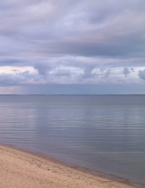 Красивое Балтийское Море Копирование Пространства Небе — стоковое фото