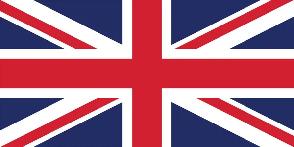 Vektorbild Für Die Flagge Des Vereinigten Königreichs Flagge Von Großbritannien — Stockvektor