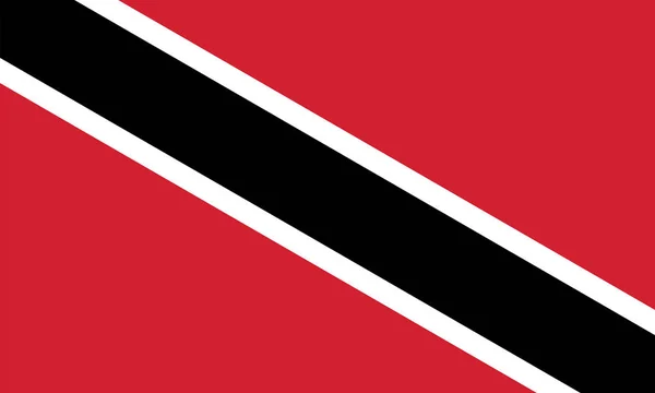 Trinidad Tobago Bayrak Için Vektör Görüntü Resmi Kesin Trinidad Tobago — Stok Vektör