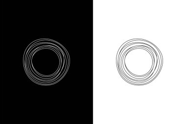 Logo minimalist şablon, zarif amblem simgesi vektör illüstrasyon tasarımı