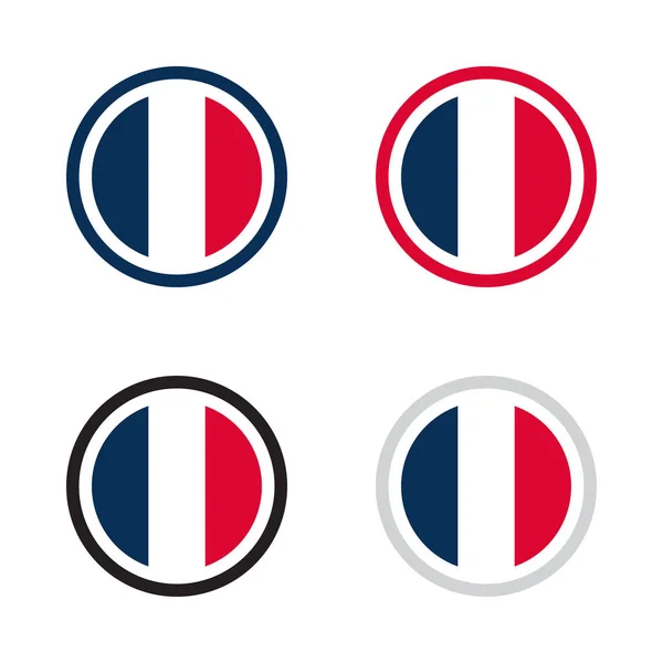 Ilustración Vectorial Hecha Francia Del Icono Francés Para Diseño Etiquetas — Vector de stock