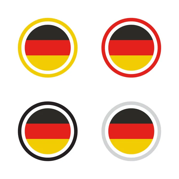 Made Germany Business Symbol Wektor Ilustracji Wzór Idealny Etykiety Produktu — Wektor stockowy