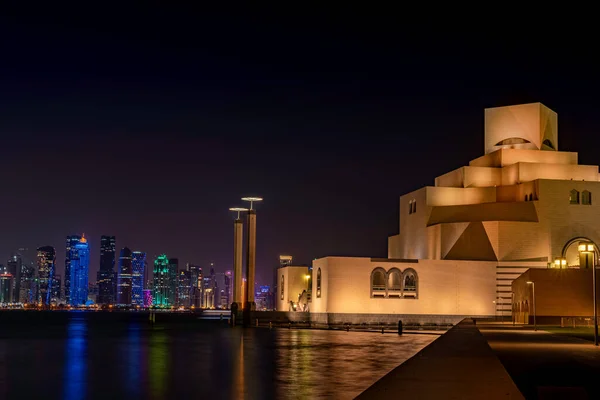 Doha Qatar Augustus 2020 Het Museum Islamic Art Mia Herkenningspunt — Stockfoto