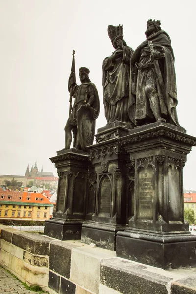 Praga Também Conhecido Como Oswego Destino Turístico Popular Com Uma — Fotografia de Stock