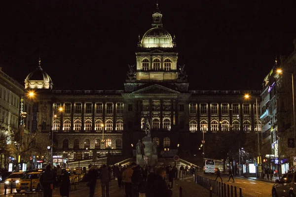 Prague Also Known Oswego Popular Tourist Destination Variety Monuments Places — Stock Photo, Image