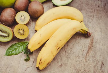 Arka planda, egzotik meyve yakın çekim