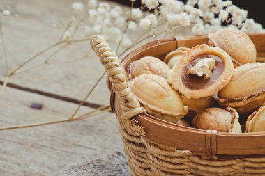 arka plan, fındık yemek yakın çekim