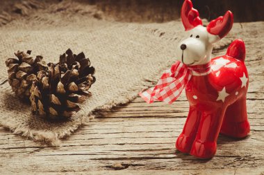 Arka planda noel süslemeleri, kapatın