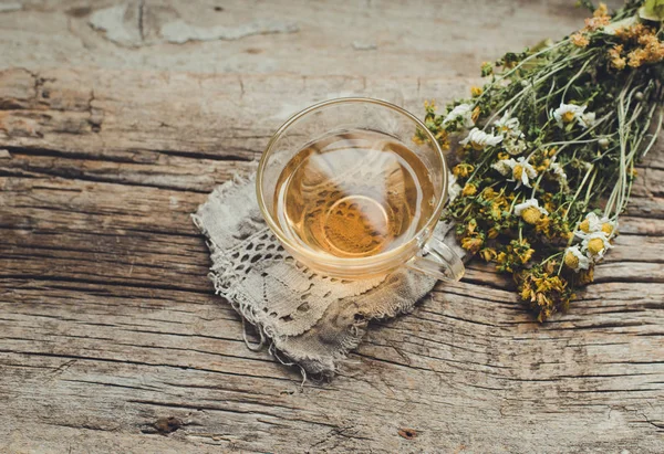 Herbal Tea Flowers Healthy Living — Stock Photo, Image