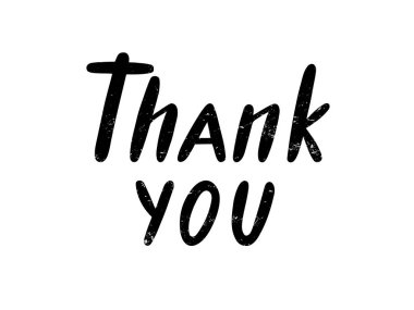 Teşekkür ederim metin tipografi poster, logo, afiş, banner, tebrik kartı veya kartpostal için vektör çizim.