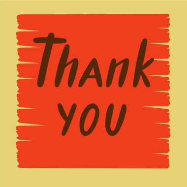 Teşekkür ederim metin logo, el ilanı, afiş, davetiye veya tebrik kartı, kartpostal, tipografi poster için vektör Illustration. El ile yazılmış modern yazı. Dokulu arka plan üzerinde ilham alıntı.
