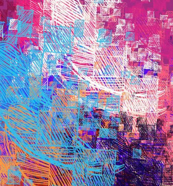 Çağdaş sanat. El sanat yapılmış. Renkli doku. Modern sanat. Yağlı boya darbeleri. Darbeleri. Sanatsal arka plan görüntüsü. Soyut resim tuval üzerine.