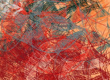 Çağdaş sanat. El sanat yapılmış. Renkli doku. Modern sanat. Yağlı boya darbeleri. Darbeleri. Sanatsal arka plan görüntüsü. Soyut resim tuval üzerine.