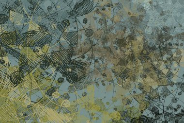 Çağdaş sanat. El sanat yapılmış. Renkli doku. Modern sanat. Yağlı boya darbeleri. Darbeleri. Sanatsal arka plan görüntüsü. Soyut resim tuval üzerine.