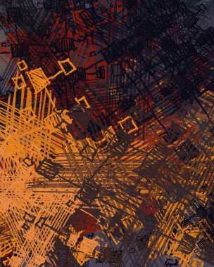 Çağdaş sanat. El sanat yapılmış. Renkli doku. Modern sanat. Yağlı boya darbeleri. Darbeleri. Sanatsal arka plan görüntüsü. Soyut resim tuval üzerine.