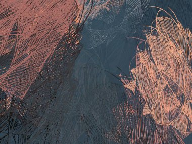 Çağdaş sanat. El sanat yapılmış. Renkli doku. Modern sanat. Yağlı boya darbeleri. Darbeleri. Sanatsal arka plan görüntüsü. Soyut resim tuval üzerine.