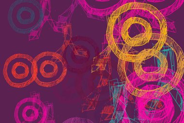 Çağdaş sanat. El sanat yapılmış. Renkli doku. Modern sanat. Yağlı boya darbeleri. Darbeleri. Sanatsal arka plan görüntüsü. Soyut resim tuval üzerine.