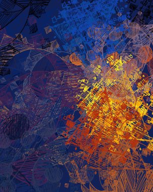 Çağdaş sanat. El sanat yapılmış. Renkli doku. Modern sanat. Yağlı boya darbeleri. Darbeleri. Sanatsal arka plan görüntüsü. Soyut resim tuval üzerine.