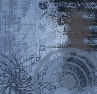 Çağdaş sanat. El sanat yapılmış. Renkli doku. Modern sanat. Yağlı boya darbeleri. Darbeleri. Sanatsal arka plan görüntüsü. Soyut resim tuval üzerine.