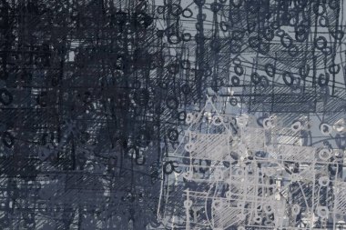 Çağdaş sanat. El sanat yapılmış. Renkli doku. Modern sanat. Yağlı boya darbeleri. Darbeleri. Sanatsal arka plan görüntüsü. Soyut resim tuval üzerine.