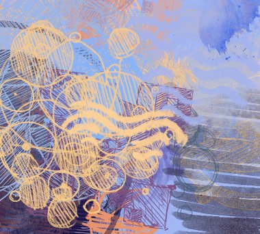 Çağdaş sanat. El sanat yapılmış. Renkli doku. Modern sanat. Yağlı boya darbeleri. Darbeleri. Sanatsal arka plan görüntüsü. Soyut resim tuval üzerine.