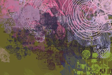 Çağdaş sanat. El sanat yapılmış. Renkli doku. Modern sanat. Yağlı boya darbeleri. Darbeleri. Sanatsal arka plan görüntüsü. Soyut resim tuval üzerine.