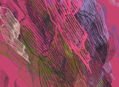 Çağdaş sanat. El sanat yapılmış. Renkli doku. Modern sanat. Yağlı boya darbeleri. Darbeleri. Sanatsal arka plan görüntüsü. Soyut resim tuval üzerine.