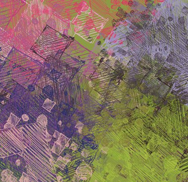 Çağdaş sanat. El sanat yapılmış. Renkli doku. Modern sanat. Yağlı boya darbeleri. Darbeleri. Sanatsal arka plan görüntüsü. Soyut resim tuval üzerine.