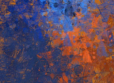 Çağdaş sanat. El sanat yapılmış. Renkli doku. Modern sanat. Yağlı boya darbeleri. Darbeleri. Sanatsal arka plan görüntüsü. Soyut resim tuval üzerine.