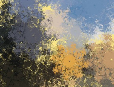 Çağdaş sanat. El sanat yapılmış. Renkli doku. Modern sanat. Yağlı boya darbeleri. Darbeleri. Sanatsal arka plan görüntüsü. Soyut resim tuval üzerine.