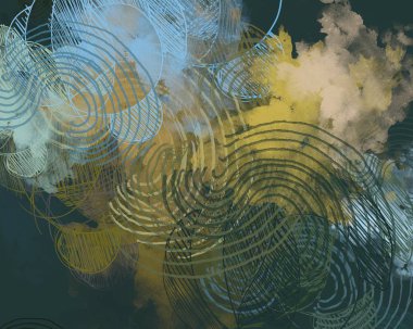 Çağdaş sanat. El sanat yapılmış. Renkli doku. Modern sanat. Yağlı boya darbeleri. Darbeleri. Sanatsal arka plan görüntüsü. Soyut resim tuval üzerine.