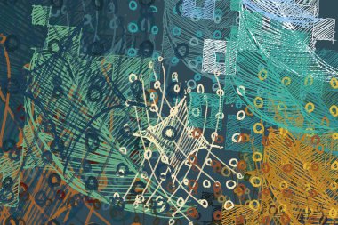 Çağdaş sanat. El sanat yapılmış. Renkli doku. Modern sanat. Yağlı boya darbeleri. Darbeleri. Sanatsal arka plan görüntüsü. Soyut resim tuval üzerine.