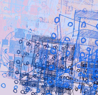 Çağdaş sanat. El sanat yapılmış. Renkli doku. Modern sanat. Yağlı boya darbeleri. Darbeleri. Sanatsal arka plan görüntüsü. Soyut resim tuval üzerine.