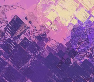 Çağdaş sanat. El sanat yapılmış. Renkli doku. Modern sanat. Yağlı boya darbeleri. Darbeleri. Sanatsal arka plan görüntüsü. Soyut resim tuval üzerine.