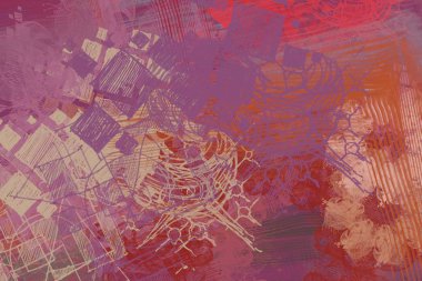 Çağdaş sanat. El sanat yapılmış. Renkli doku. Modern sanat. Yağlı boya darbeleri. Darbeleri. Sanatsal arka plan görüntüsü. Soyut resim tuval üzerine.