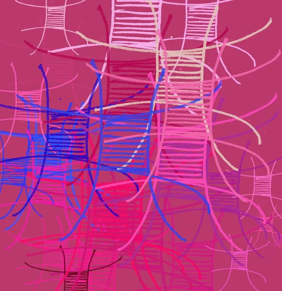 Сучасне Мистецтво Ручне Мистецтво Барвиста Текстура Сучасні Твори Мистецтва Штрихи — стокове фото