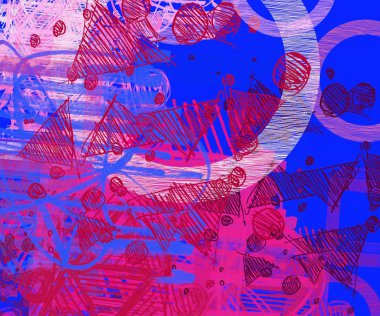 Çağdaş sanat. El sanat yapılmış. Renkli doku. Modern sanat. Yağlı boya darbeleri. Darbeleri. Sanatsal arka plan görüntüsü. Soyut resim tuval üzerine.