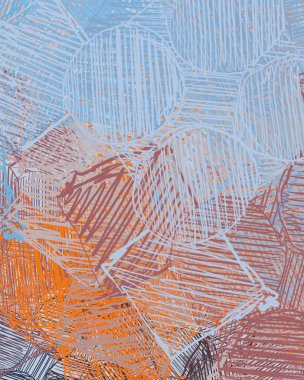 Çağdaş sanat. El sanat yapılmış. Renkli doku. Modern sanat. Yağlı boya darbeleri. Darbeleri. Sanatsal arka plan görüntüsü. Soyut resim tuval üzerine.