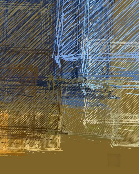 Современное Искусство Ручное Искусство Цветная Текстура Современные Произведения Искусства Мазки — стоковое фото