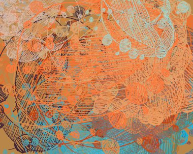 Grunge çağdaş sanat. El sanat yapılmış. renkli doku. Modern sanat. Yağlı boya darbeleri. Darbeleri. Sanatsal arka plan. Soyut resim tuval üzerine.