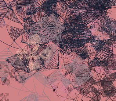 Grunge çağdaş sanat. El sanat yapılmış. renkli doku. Modern sanat. Yağlı boya darbeleri. Darbeleri. Sanatsal arka plan. Soyut resim tuval üzerine.