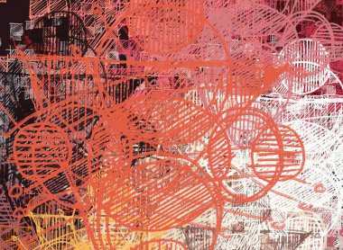 Grunge çağdaş sanat. El sanat yapılmış. renkli doku. Modern sanat. Yağlı boya darbeleri. Darbeleri. Sanatsal arka plan. Soyut resim tuval üzerine.