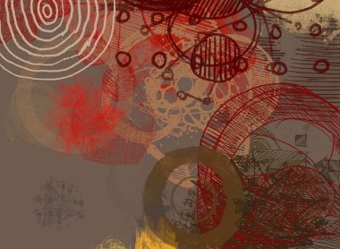 Grunge çağdaş sanat. El sanat yapılmış. renkli doku. Modern sanat. Yağlı boya darbeleri. Darbeleri. Sanatsal arka plan. Soyut resim tuval üzerine.